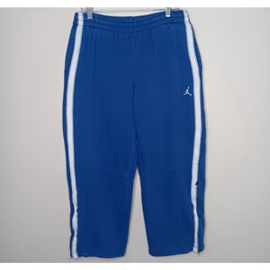 Vintage Y2K Nike Air Jordan Men's Medium Sweatpants Blue Baggy Wide Leg Skater